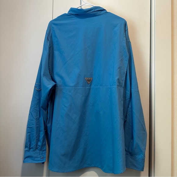 Men’s Columbia PFG Bahama™ II Long Sleeve Shirt - XL, Blue - Picture 5 of 5